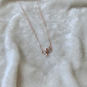 Golden Tinker Bell Necklace